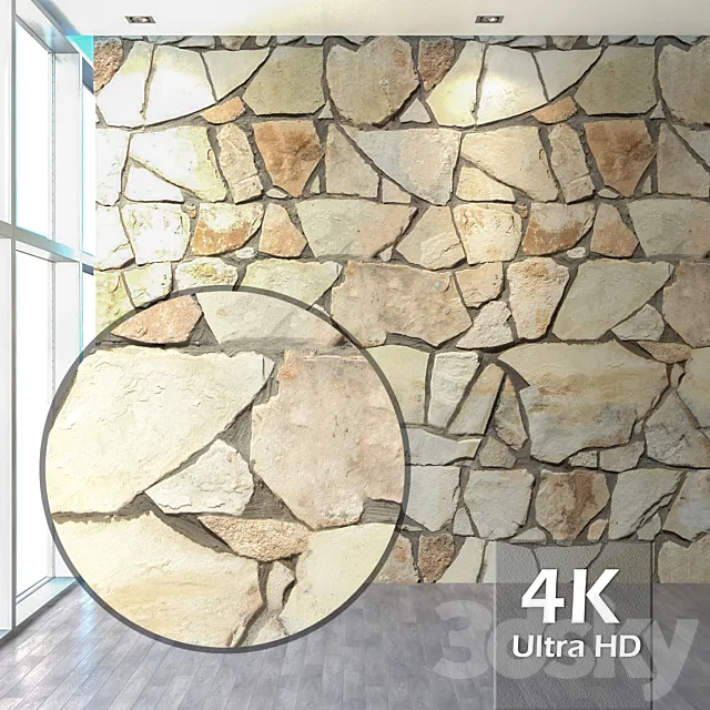 Natural stone 02 3D Model