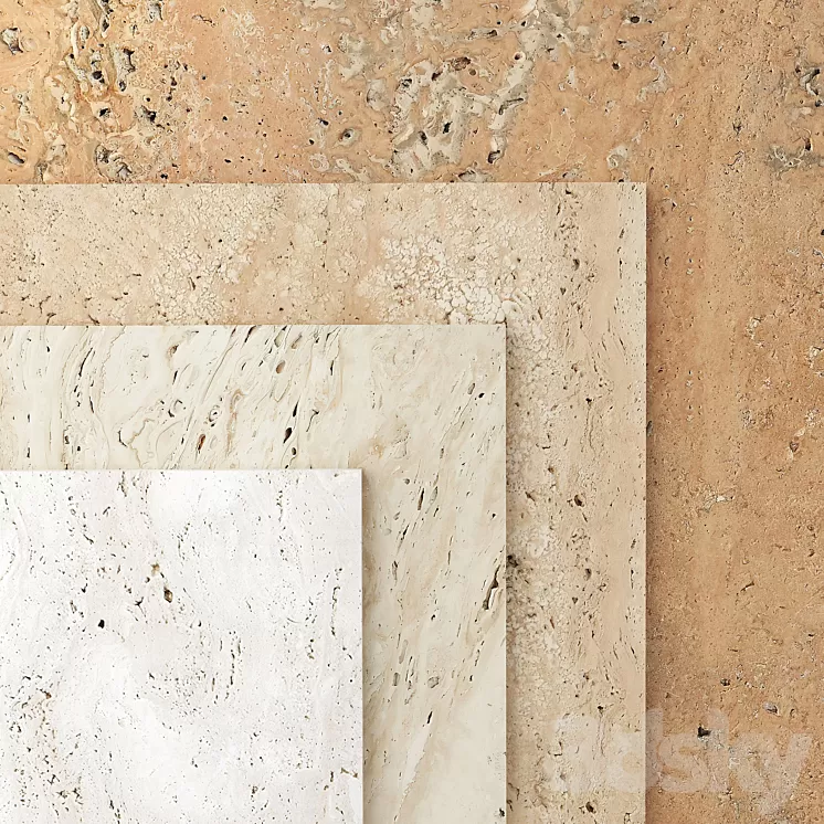 Natural stone set 02 3D Model Free Download Natural stone set 02 3D Model Free Download