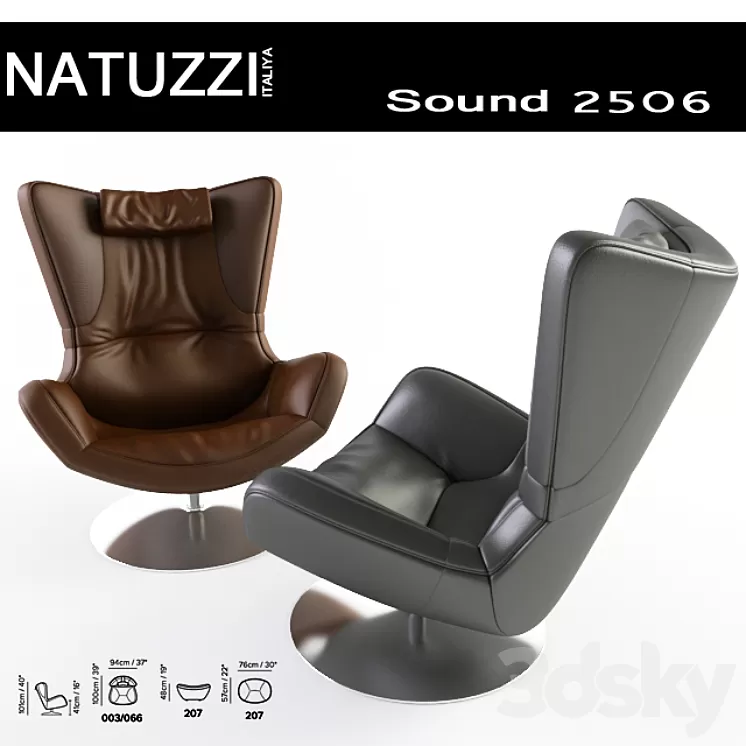Natuxxi Sound Arm Chair 3D Model