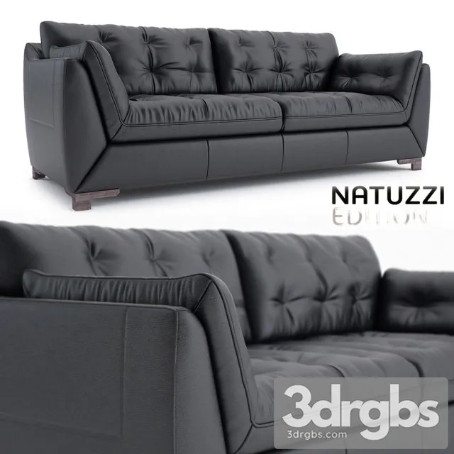 Natuzzi Agostino Sofa 3D Model Download