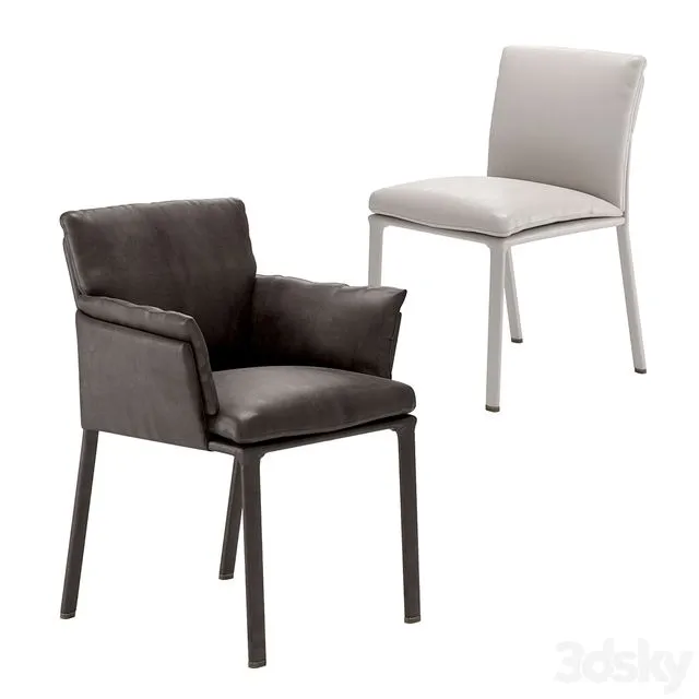 Natuzzi AMBRA chair 3D Model Natuzzi AMBRA chair 3D Model
