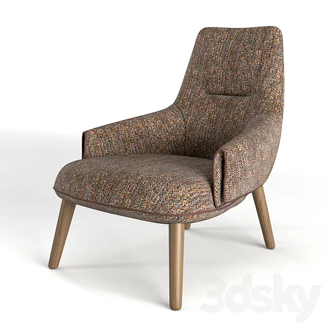 Natuzzi Armchair EMMA 3DModel