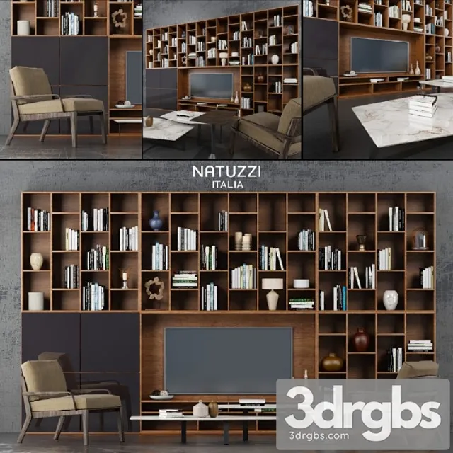 Natuzzi Armchair Wall 3D Model Download Natuzzi Armchair Wall 3D Model Download