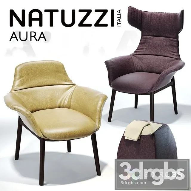 Natuzzi Aura Armchair 3D Model Download Natuzzi Aura Armchair 3D Model Download