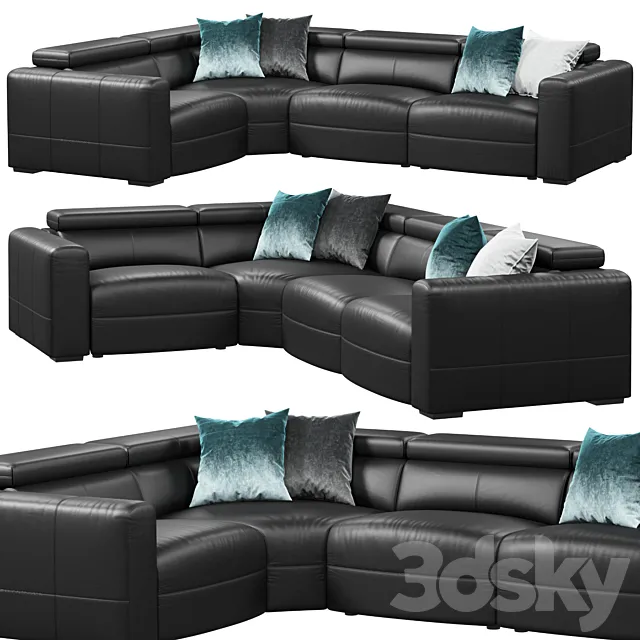 Natuzzi Balance sofa 3DModel Natuzzi Balance sofa 3DModel