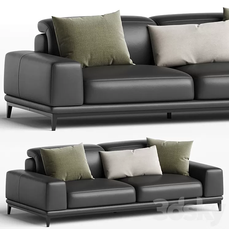 Natuzzi BORGHESE Sofa 3D Model Free Download