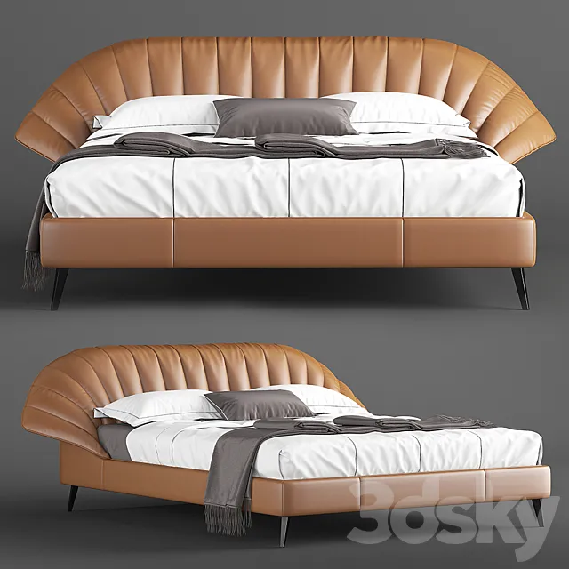 NATUZZI CALA BED 3DModel NATUZZI CALA BED 3DModel