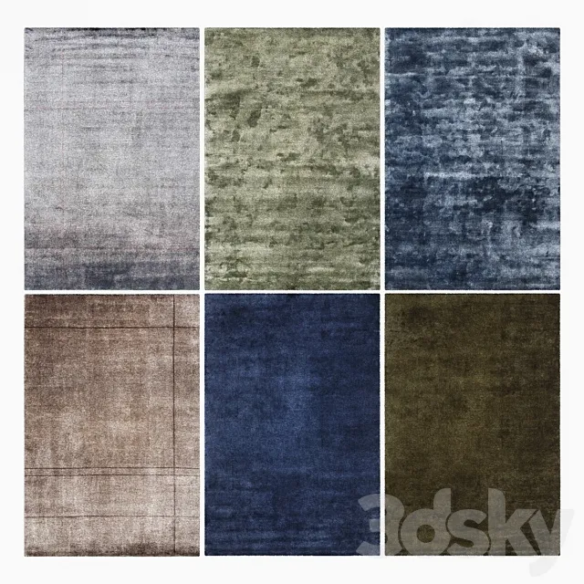 Natuzzi Carpets 211025 3D Model Natuzzi Carpets 211025 3D Model