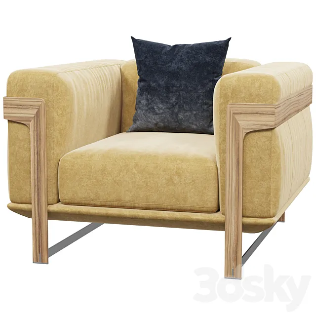 Natuzzi Dalton chair 3DModel