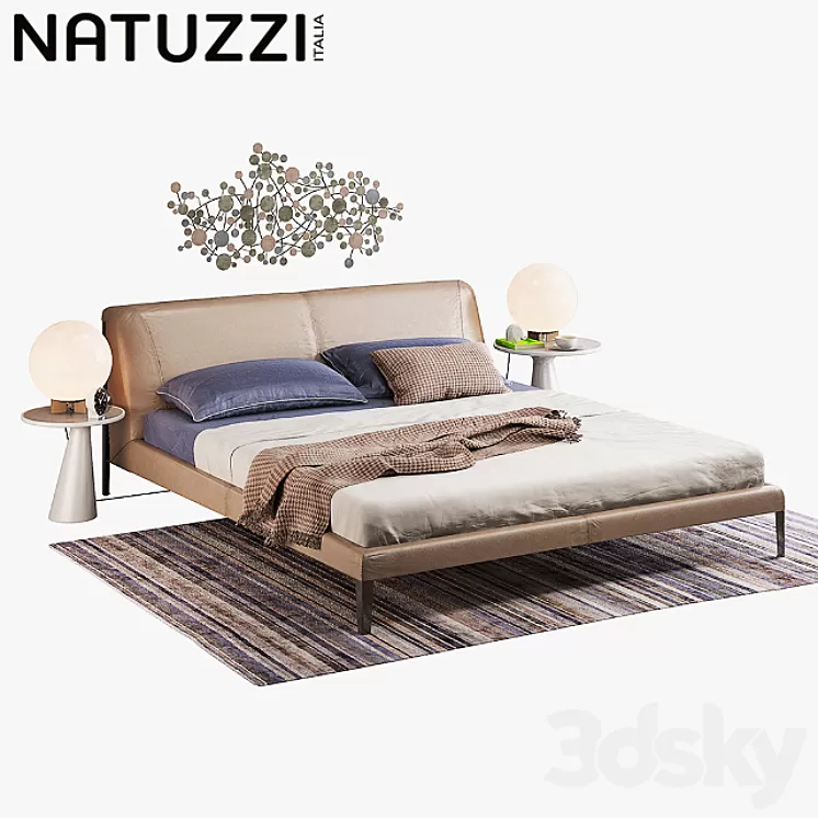 Natuzzi Diamante set 3D Model