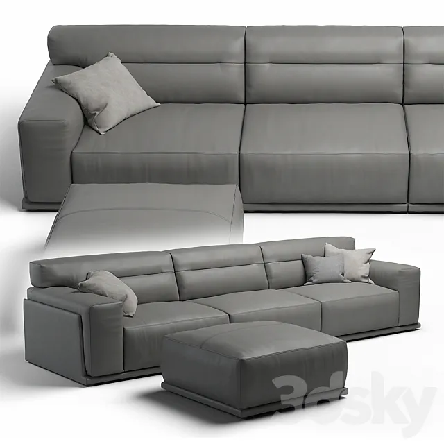 Natuzzi Dorian Sofa 3DModel