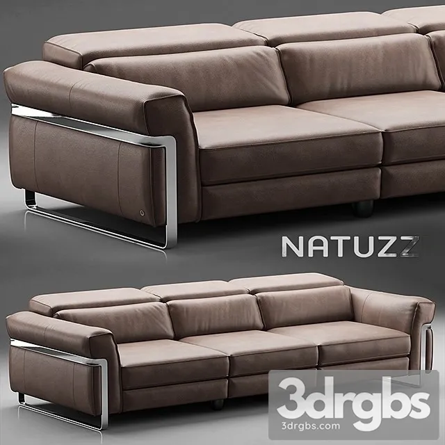 Natuzzi Fidelio Sofa 3D Model Download