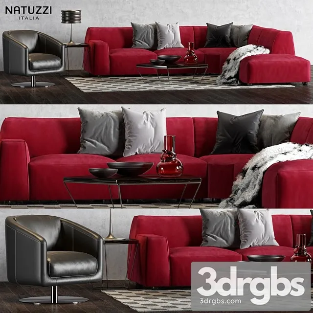 Natuzzi forma sofa set 01 Natuzzi forma sofa set 01