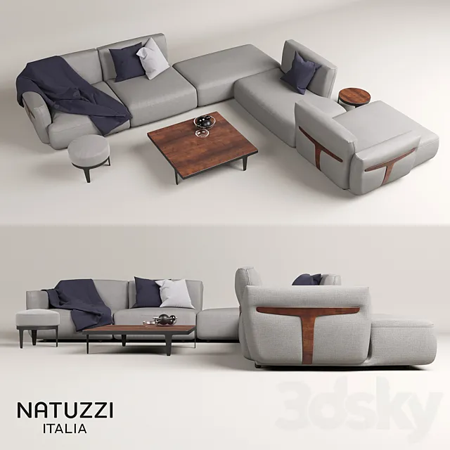Natuzzi HERMAN sofa 3DModel