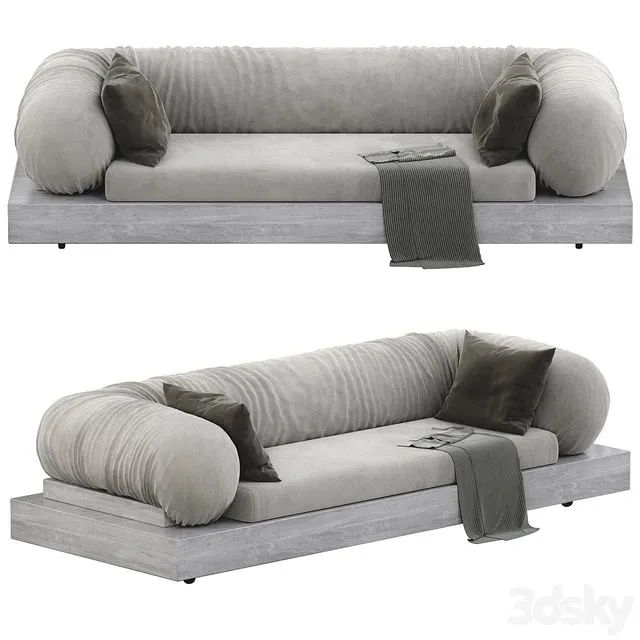 Natuzzi Italia Block 3D Model Natuzzi Italia Block 3D Model