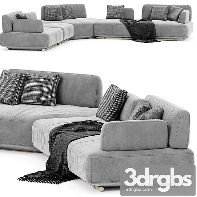 Natuzzi italia cava sectional upholstered sofa Natuzzi italia cava sectional upholstered sofa