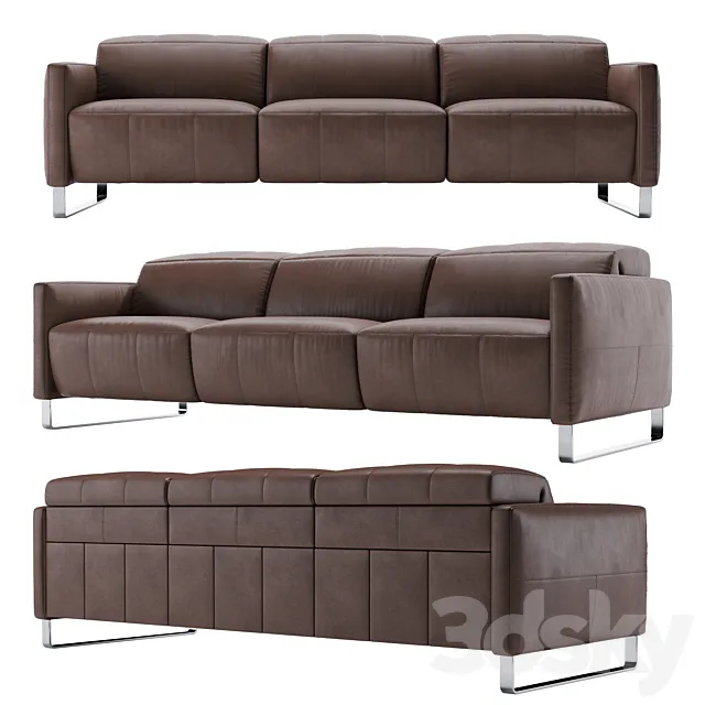 Natuzzi Italia Sophy sofa 3D Model Natuzzi Italia Sophy sofa 3D Model