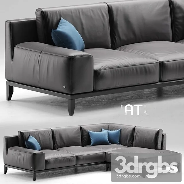 Natuzzi Italy Sofa 3D Model Download