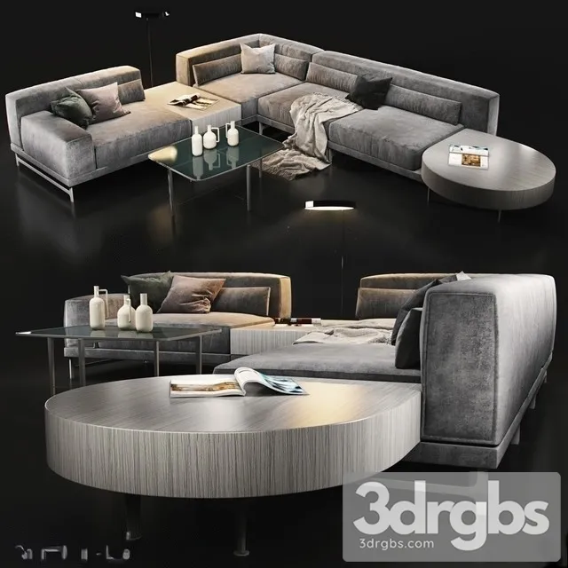 Natuzzi Jeremy 2987 3D Model Download