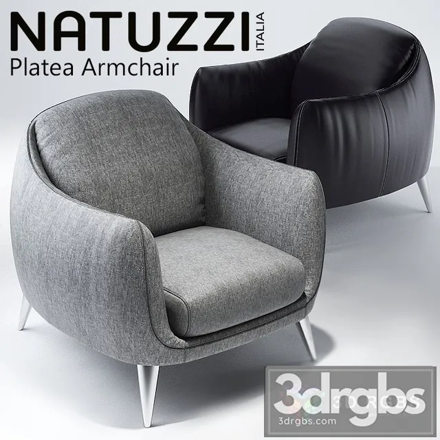 Natuzzi Kreslo Armchair 3D Model Download Natuzzi Kreslo Armchair 3D Model Download