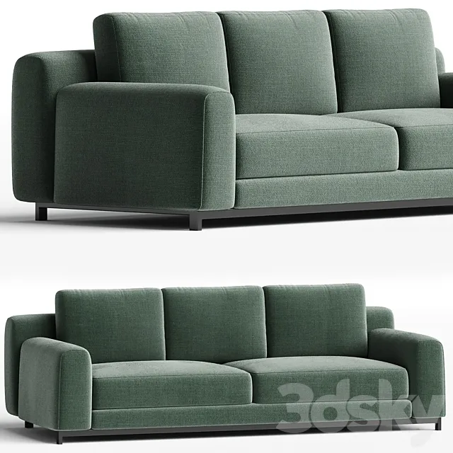 Natuzzi Leaf Sofa 3D Model Natuzzi Leaf Sofa 3D Model