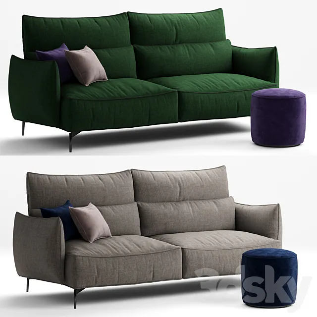Natuzzi Mentore Sofa 3DModel