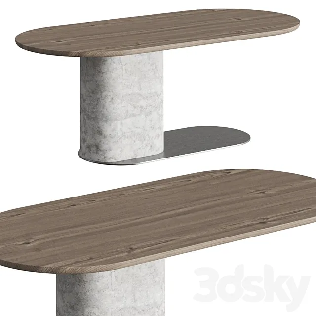 Natuzzi Ombra Dinning Table 3DModel