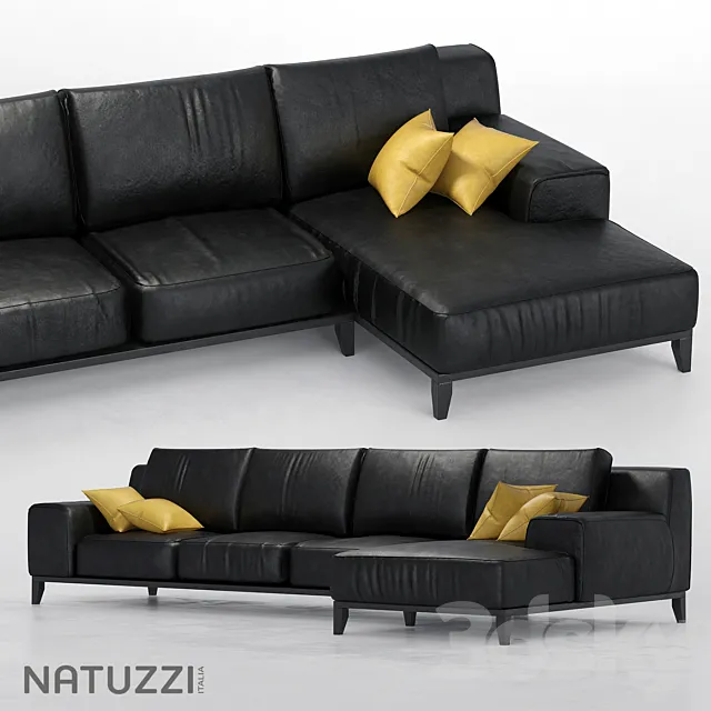 Natuzzi Opera sofa 3DModel Natuzzi Opera sofa 3DModel