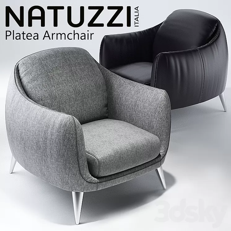 Natuzzi Platea 3D Model Natuzzi Platea 3D Model
