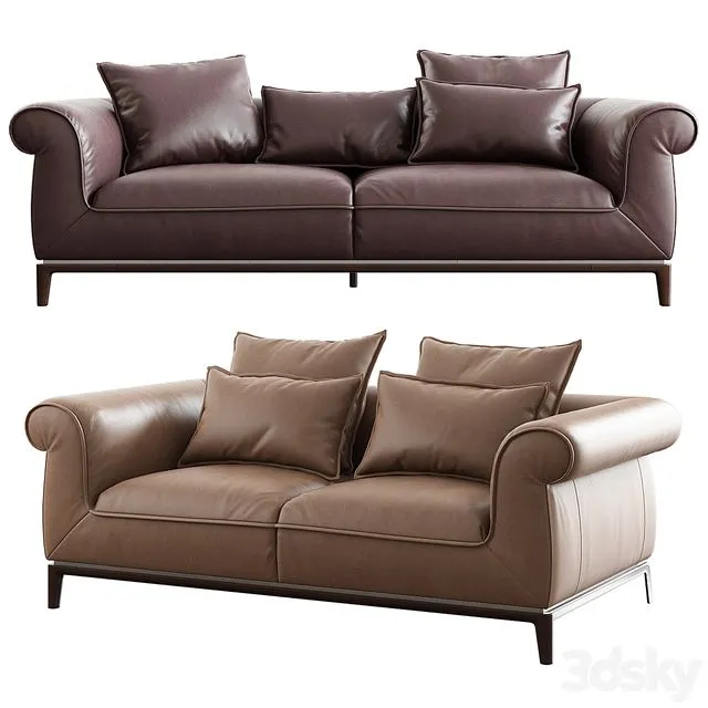 Natuzzi Poliziano 2897 3D Model Natuzzi Poliziano 2897 3D Model