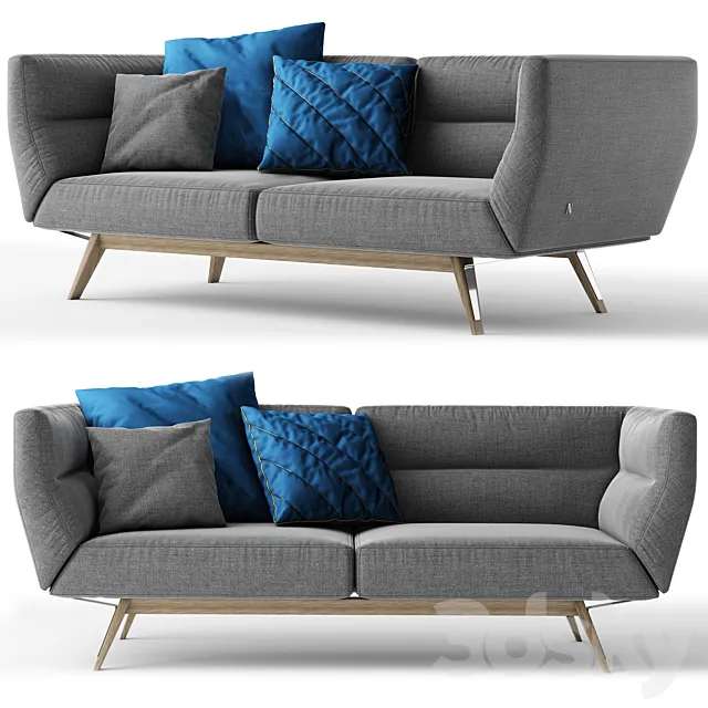 Natuzzi positano sofa 2 seater 3DModel