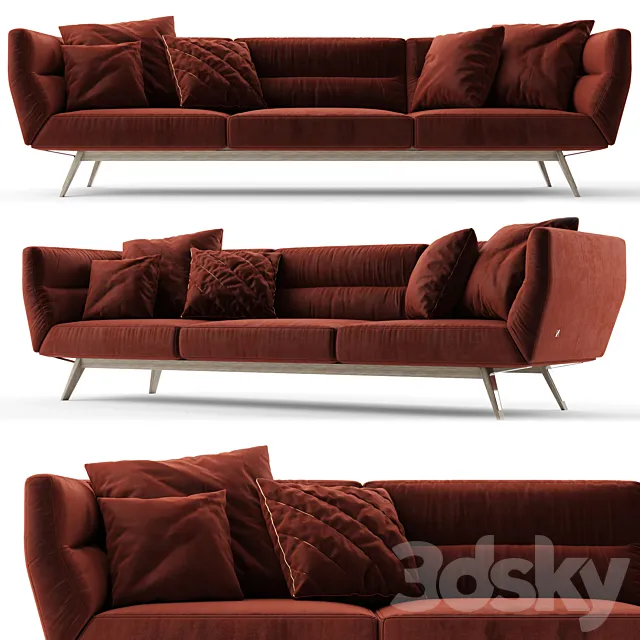 Natuzzi positano sofa 3DModel
