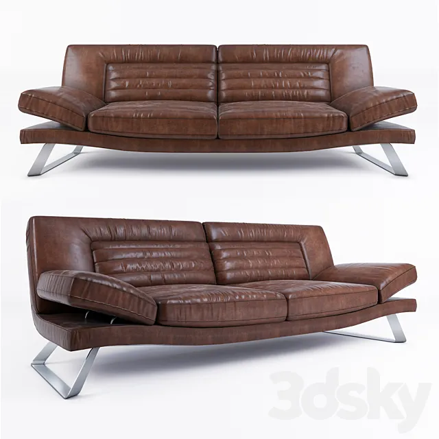 Natuzzi Respiro sofa 3DModel Natuzzi Respiro sofa 3DModel