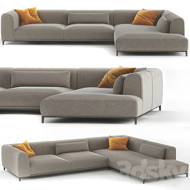 Natuzzi Sofa 3DModel Natuzzi Sofa 3DModel