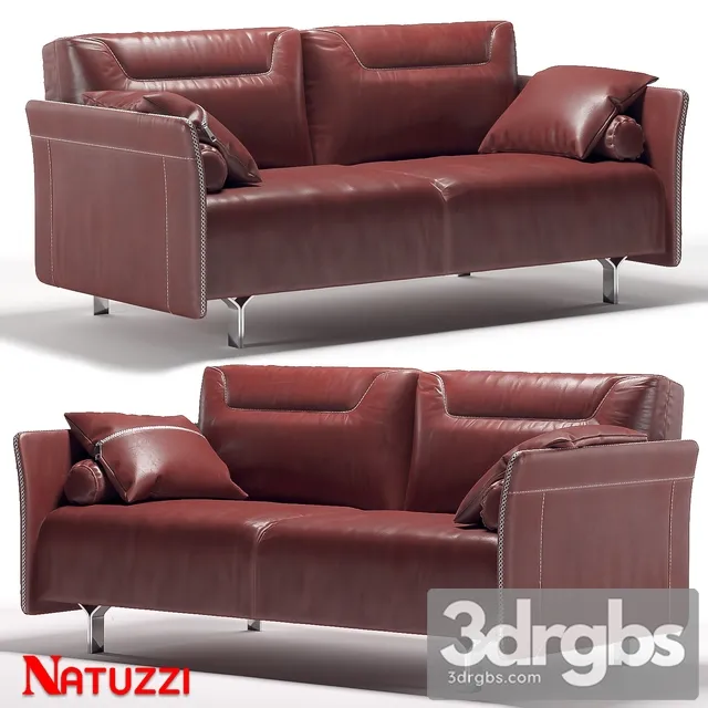 Natuzzi Tenore Sofa 3D Model Download