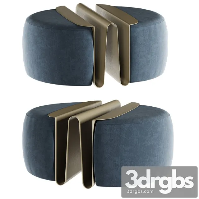 Natuzzi wave pouf Natuzzi wave pouf