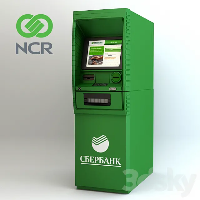 NCR ATM 6622 3D Model NCR ATM 6622 3D Model