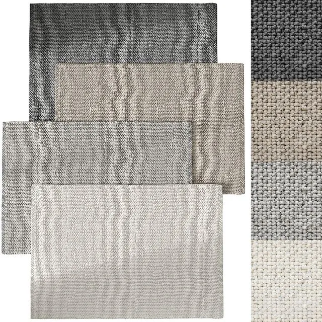 Nebraska Floor Rug 3D Model Nebraska Floor Rug 3D Model