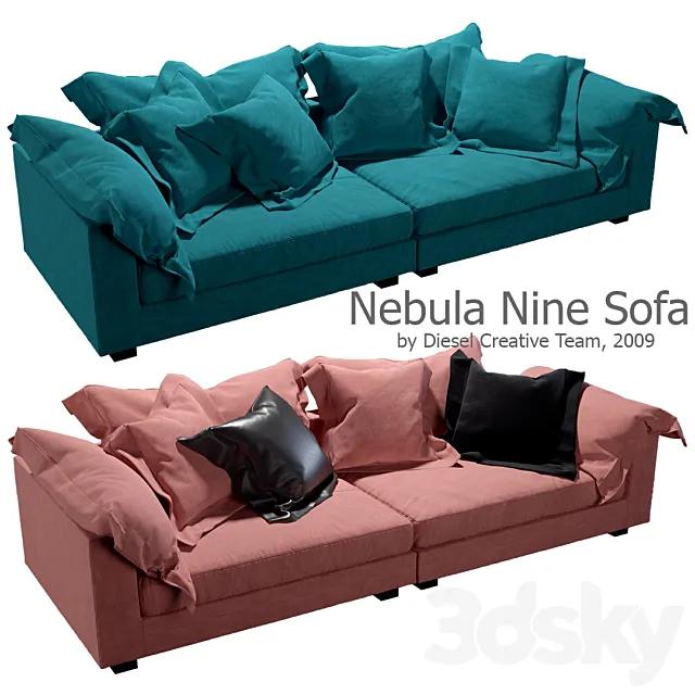 Nebula Nine Sofa 3DModel Nebula Nine Sofa 3DModel