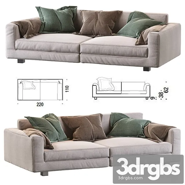 Nebula nine sofa_3 2 3D Model Download