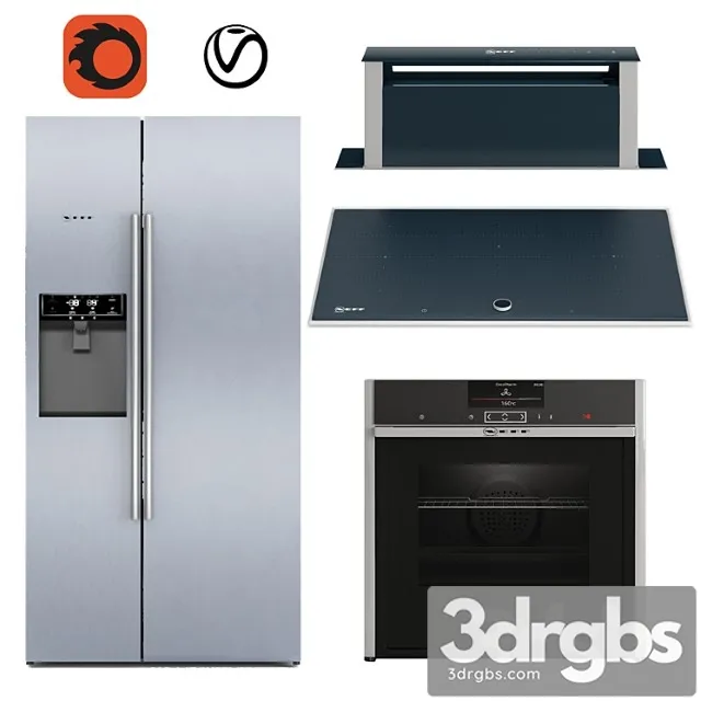 Neff Appliance Set 01 3D Model Download