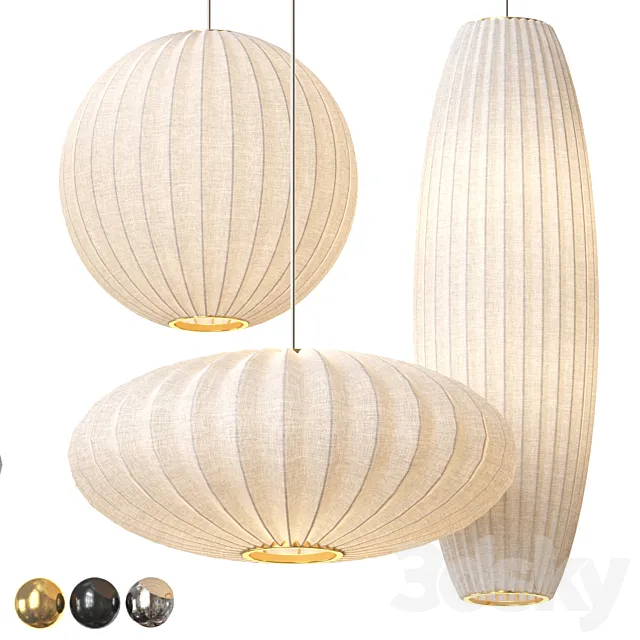 Nelson Bubble Pendant 3D Model Nelson Bubble Pendant 3D Model