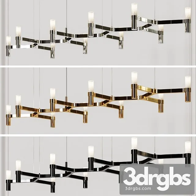 Nemo crown linea gold black and nickel 3D Model Download