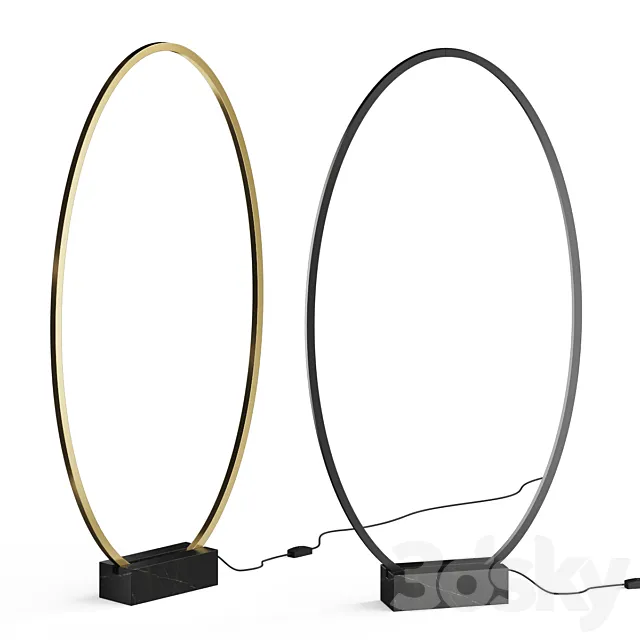 Nemo Ellisse Floor Lamp 3D Model Nemo Ellisse Floor Lamp 3D Model