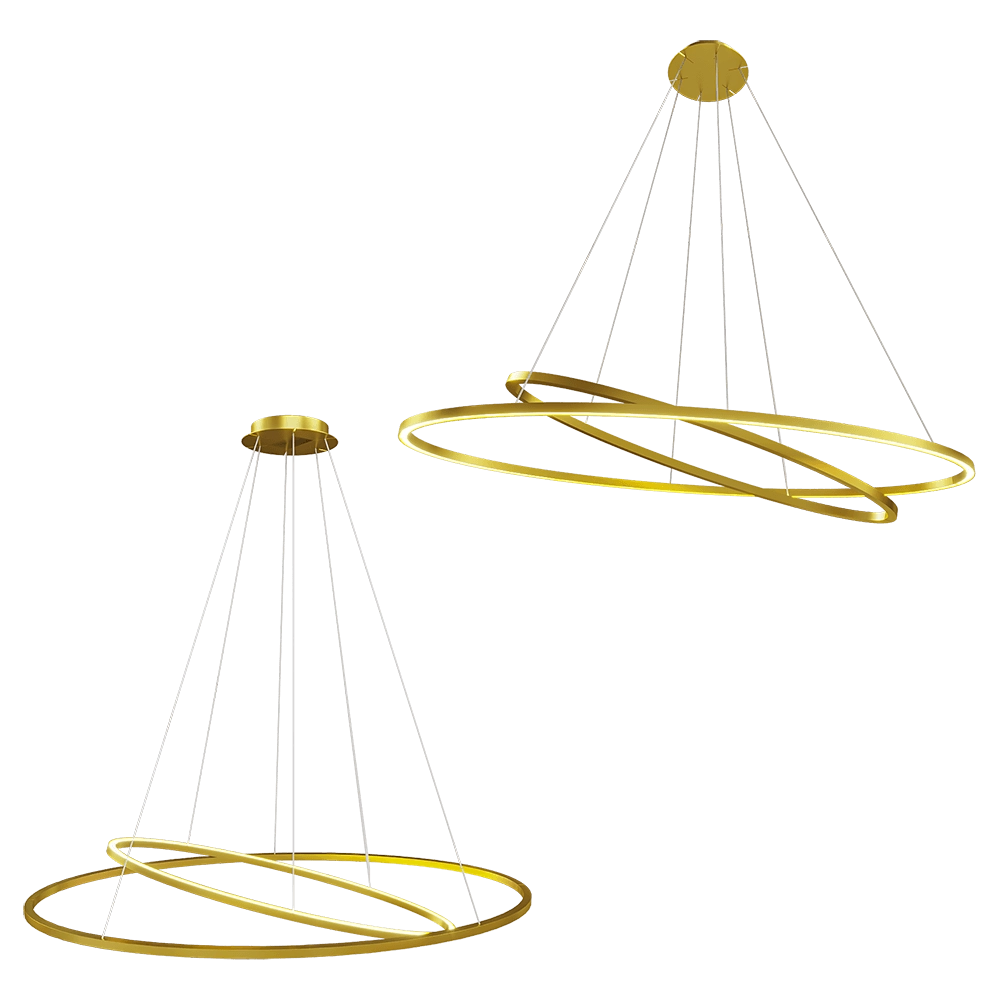Nemo Lighting – Double pendant lamp Ellisse 3D Model Nemo Lighting – Double pendant lamp Ellisse 3D Model