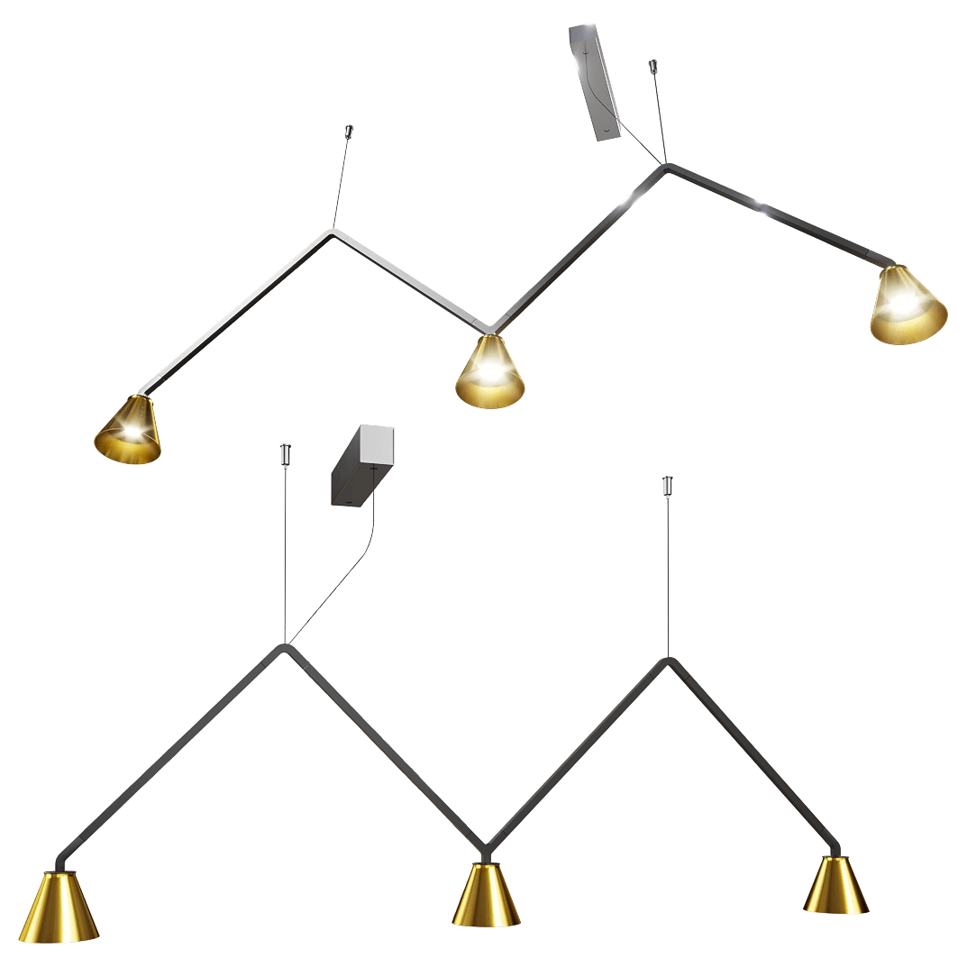 Nemo Lighting – Pendant lamp Dabliu 3D Model Nemo Lighting – Pendant lamp Dabliu 3D Model