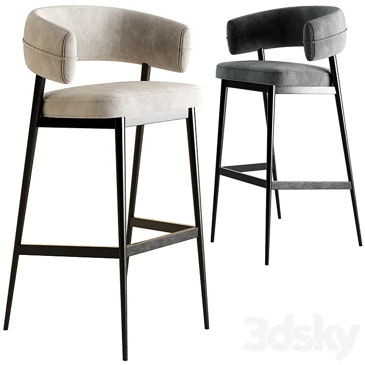 NENA Bar chair 3D Model Free Download NENA Bar chair 3D Model Free Download