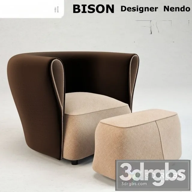Nendo Bison Armchair 3D Model Download Nendo Bison Armchair 3D Model Download