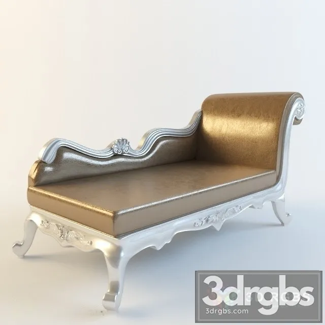 Neoclassic Bench 3D Model Download