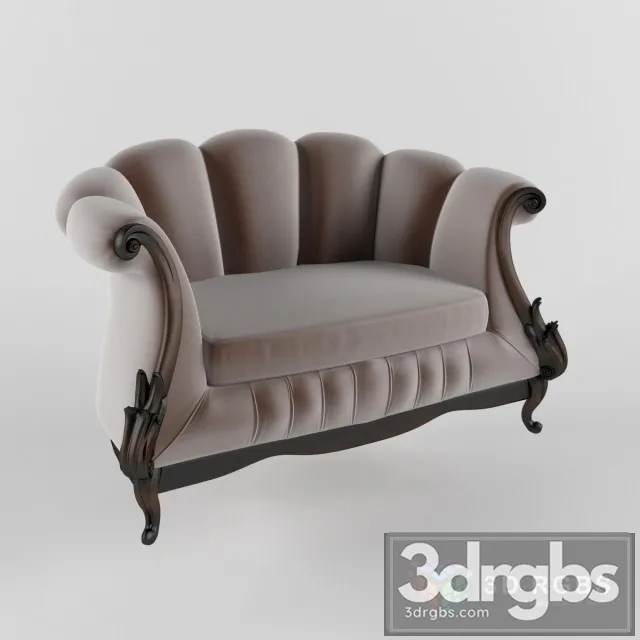 Neoclassic Luxury Arm Chair 3D Model Download Neoclassic Luxury Arm Chair 3D Model Download